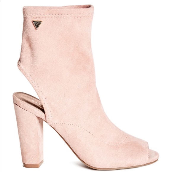 pink guess boots